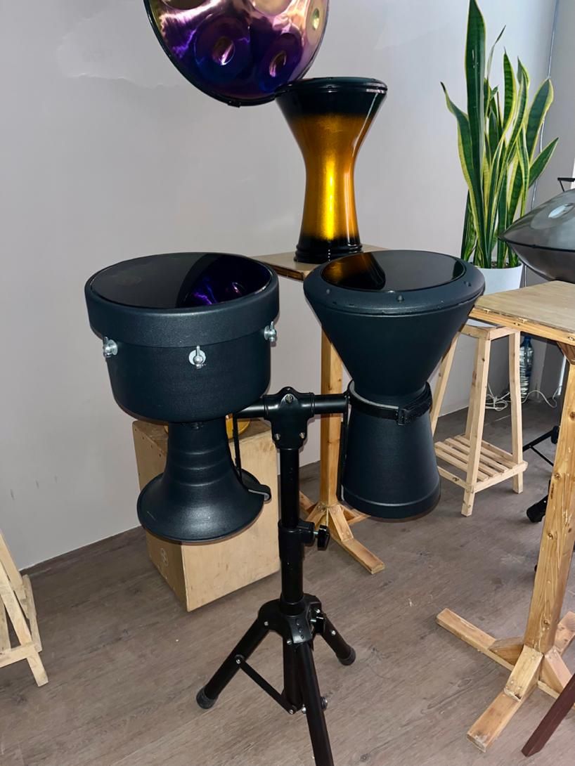 تمپو ضرب بوشهری ست کامل با پایه و کیف|درام و پرکاشن|گرگان, |دیوار