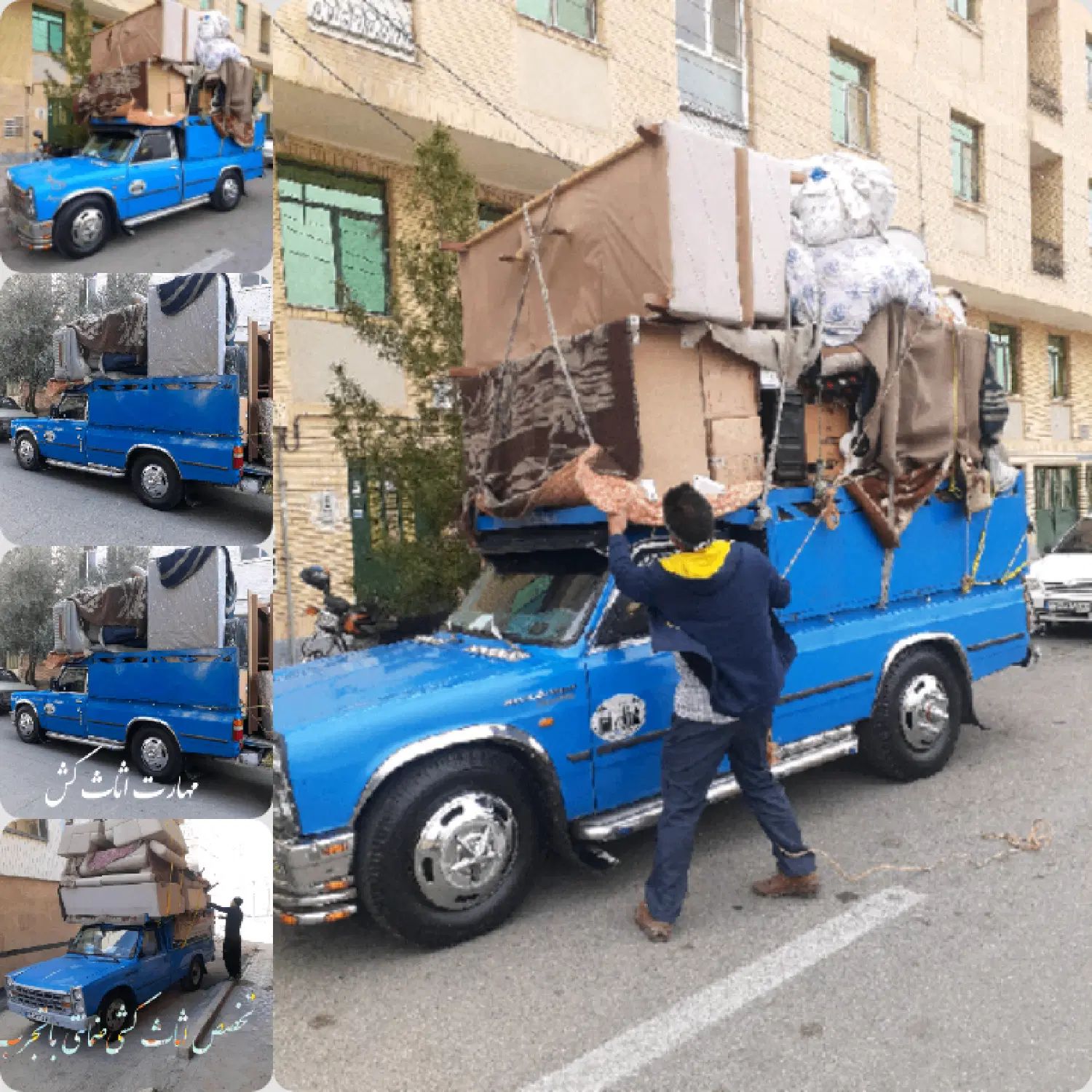 اثاث کشی مطمئن باایسوزو ونیسان باکارگران خبره|خدمات حمل و نقل|سمنان, |دیوار