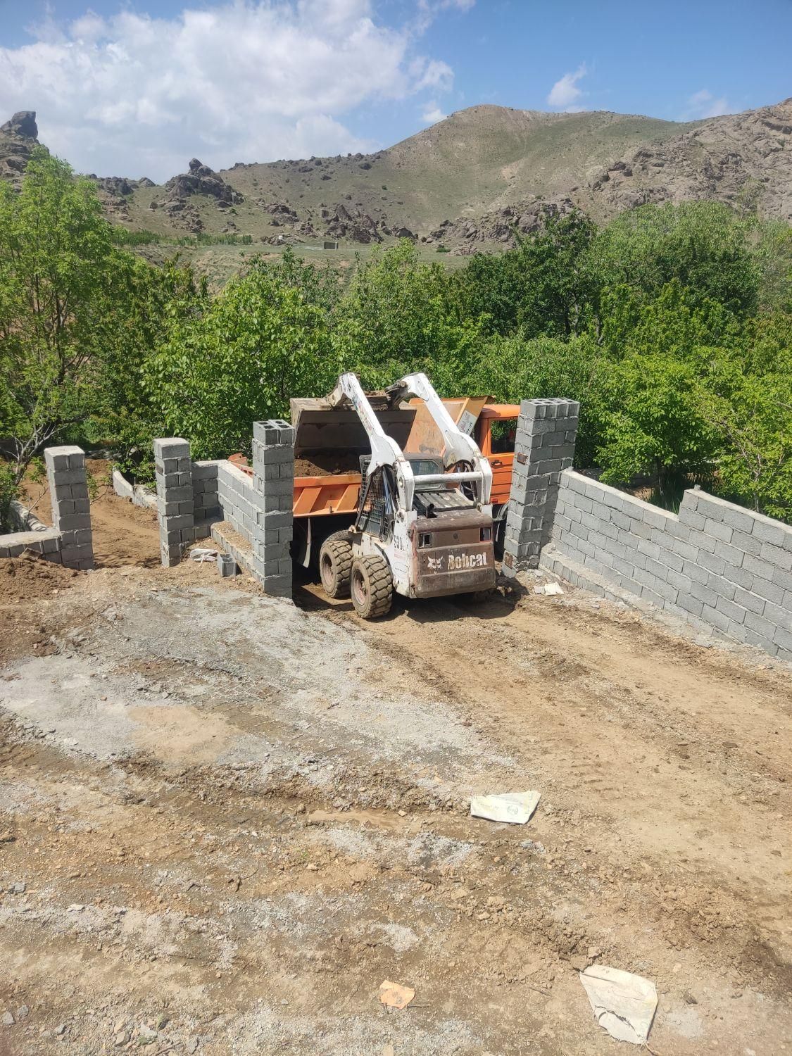 اجاره بابکت مینی بیل کندن استخر حمل نخاله مصالح|خدمات حمل و نقل|کرج, کمالشهر|دیوار