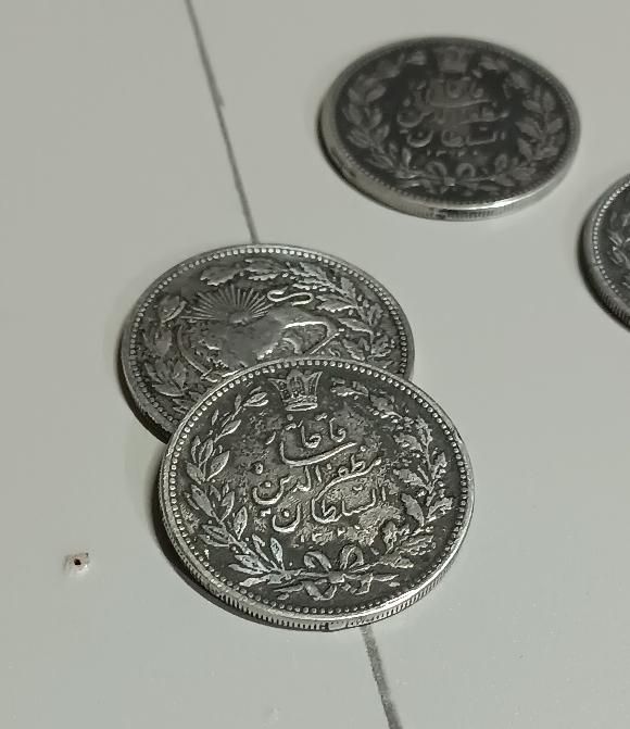 سکه کلکسیونی مدل پنج هزار دینار مظفرالدین شاه 1320|کلکسیون سکه، تمبر، اسکناس|تهران, الهیه|دیوار