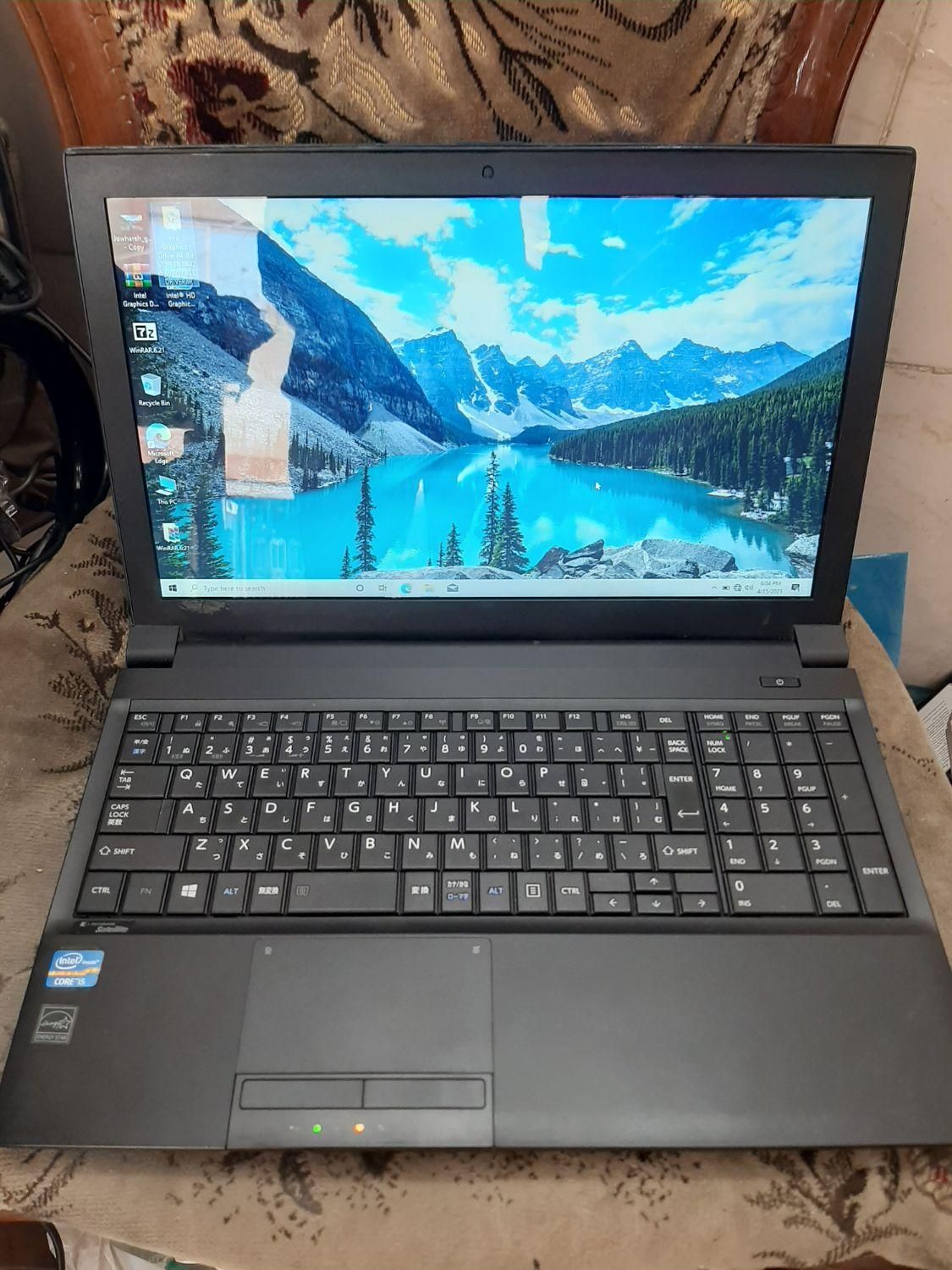 لپ تاپi5نسل3صفحه15اینچToshiba|رایانه همراه|اصفهان, مسجد مصلی|دیوار