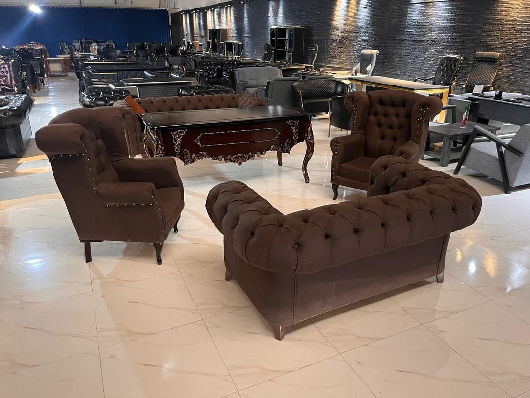 مبلمان اداری چرم کریستال براق|دفتر کار|کرج, فاز ۱ مهرشهر|دیوار