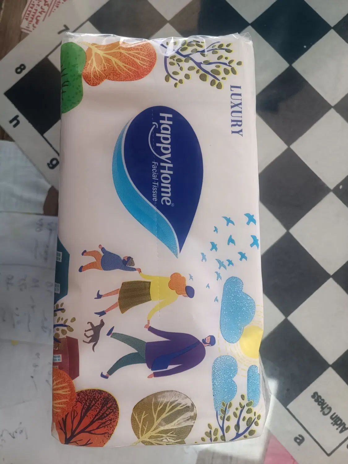 دستمال کاغذی هپی هوم 500 برگ250 برگ دولایه اقتصادی|مواد شوینده و دستمال کاغذی|کرمان, |دیوار
