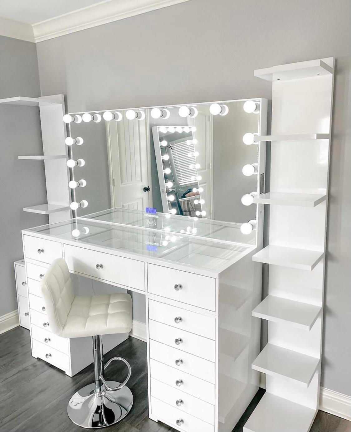 میز آرایش هالیوودی|جاکفشی، کمد، دراور|رشت, حومه رشت|دیوار