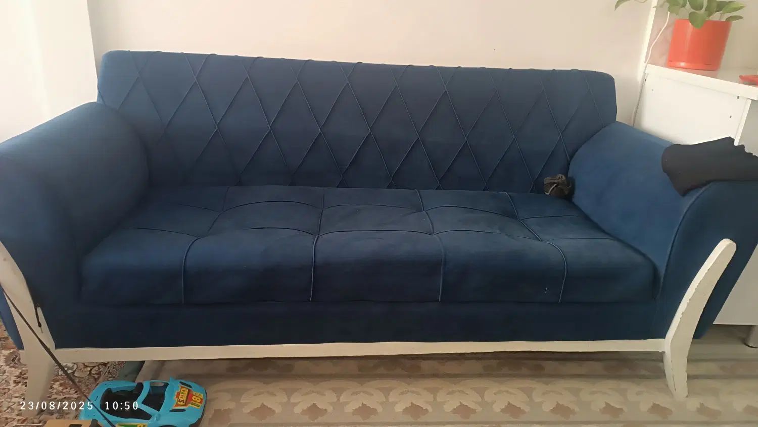 مبل ۷نفره راحتی کار کرده تمیز|مبلمان خانگی و میز عسلی|مشهد, منزل آباد|دیوار
