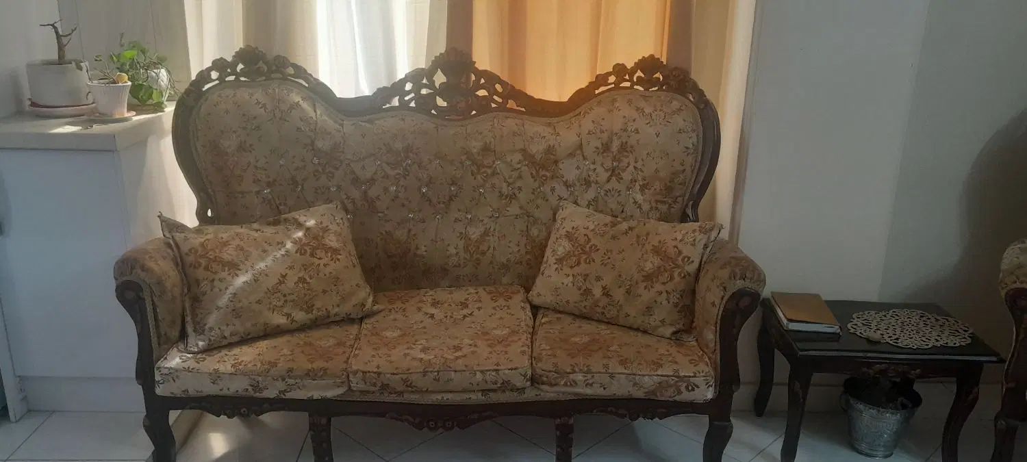 مبل  چوب راش کار کرده|مبلمان خانگی و میز عسلی|تهران, شمشیری|دیوار
