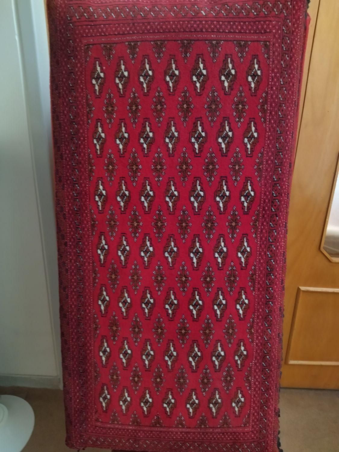 مخدع پشتی ترکمن دست باف|پشتی|اصفهان, دشتستان|دیوار