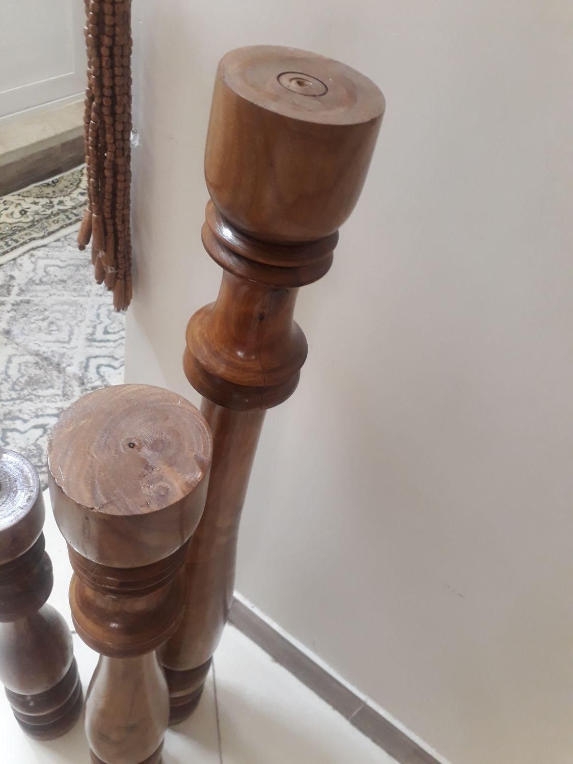 شمعدان کنار سالنی چوبی|صنایع دستی و سایر لوازم تزئینی|تهران, شهرک شریعتی|دیوار