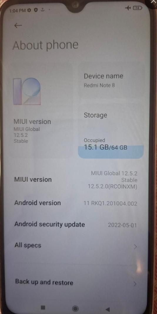 شیائومی Redmi Note 8 با حافظهٔ ۶۴ گیگابایت|موبایل|شیراز, میانرود|دیوار