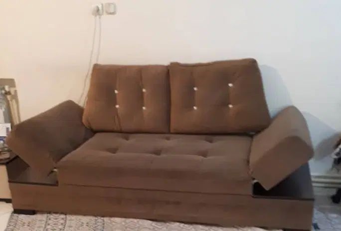 دو عدد مبل راحتی تخت شو|مبلمان خانگی و میز عسلی|تهران, ده‌ونک|دیوار