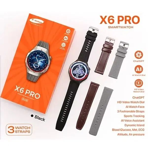 ساعت هوشمند اورجینال مدل X6 PRO دارای 3عدد بند|ساعت|اصفهان, احمدآباد|دیوار