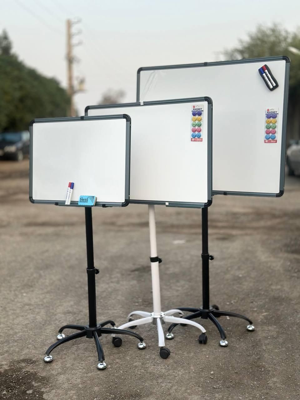 Magnetic stand whiteboard ( تخته وایت برد مدیریتی)|لوازم التحریر|تهران, امیر بهادر|دیوار