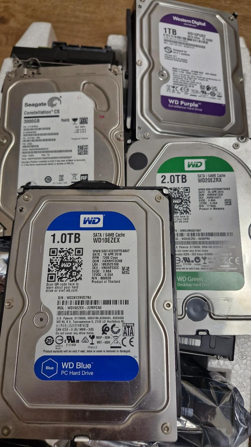 هارد1ترا وسترن بنفش اصلی نو blue بلک DELL سیگیت|قطعات و لوازم جانبی رایانه|تهران, فدک|دیوار