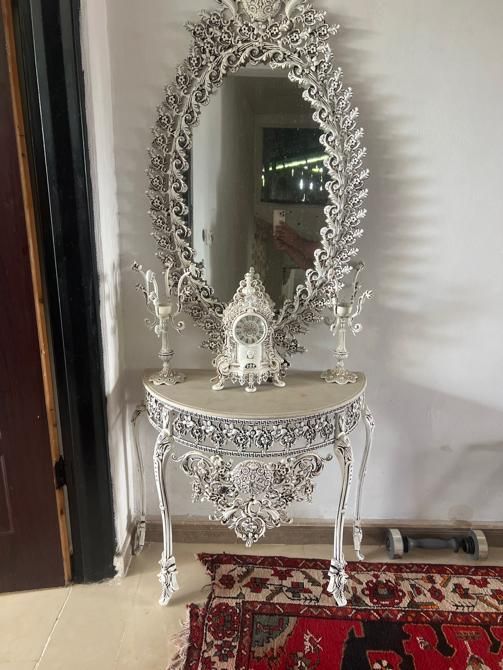 ایینه وشمعدان در حد نو نو|آینه|تنکابن, |دیوار
