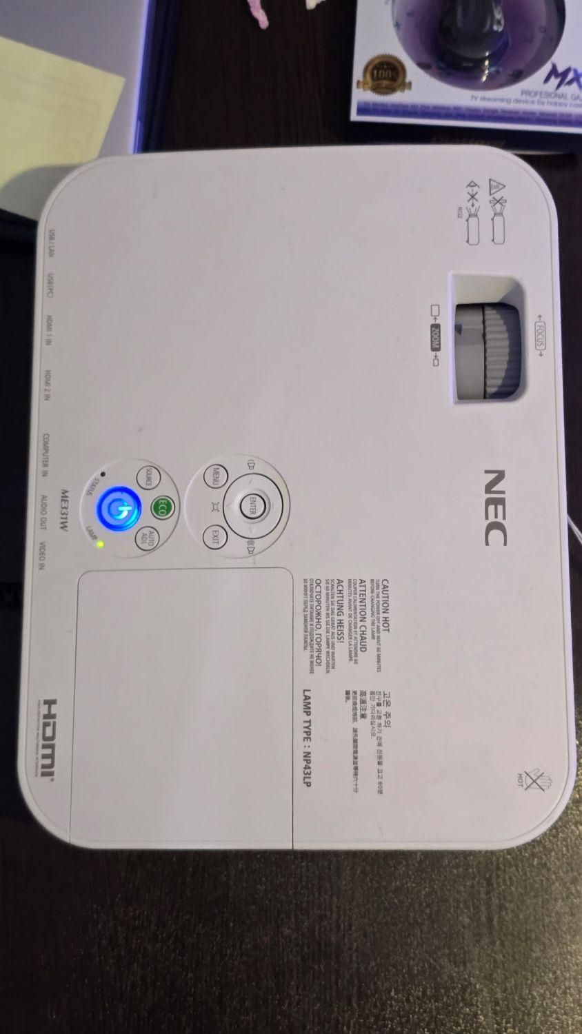 ویدیو پروژکتور nec me331w زیر ۵۰۰ ساعت کار واقعی|تلویزیون و پروژکتور|تهران, جمهوری|دیوار