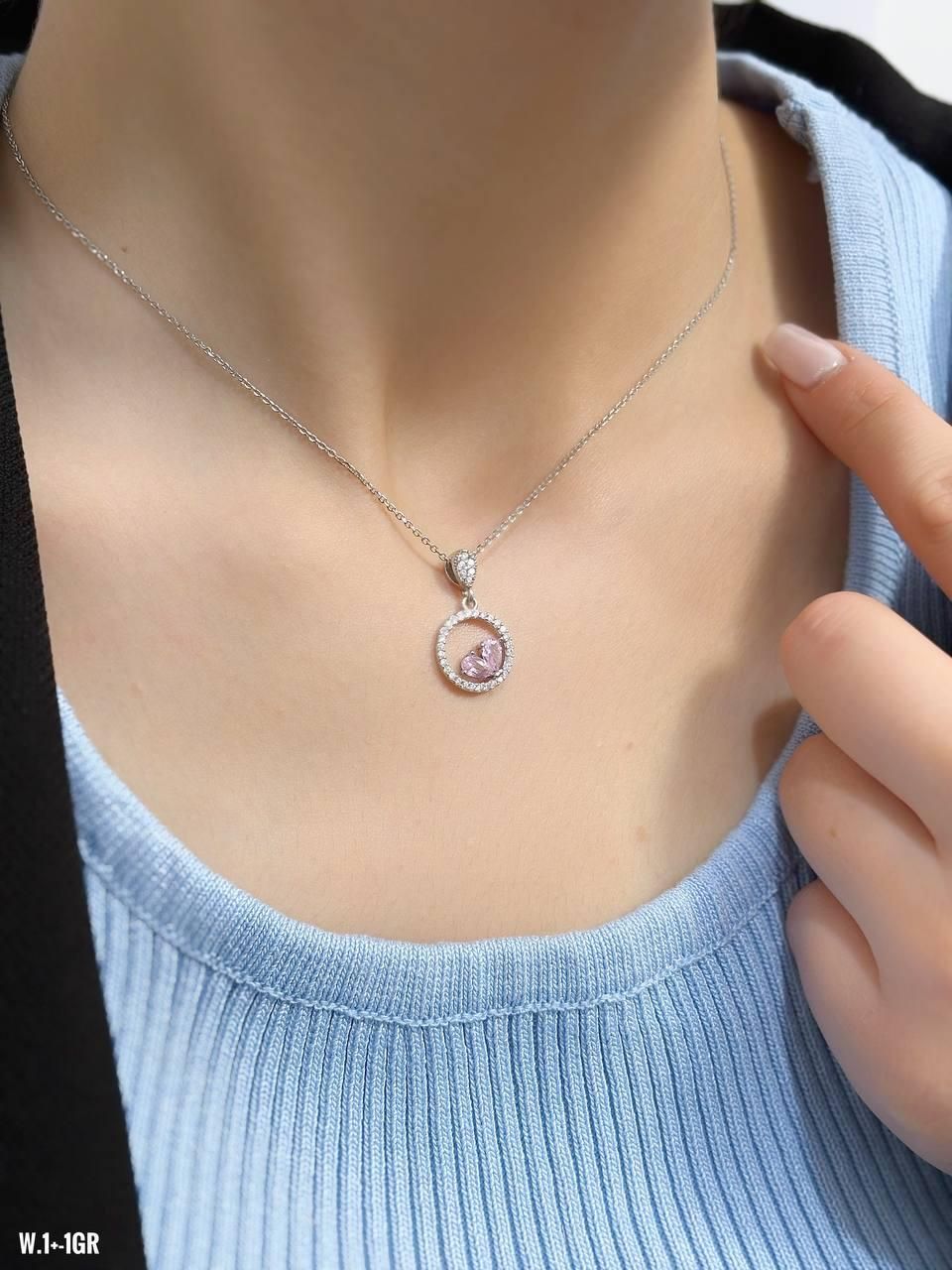 گردنبند گندم نقره بدون حساسیت رنگ ثابت مادام العمر|بدلیجات|تبریز, |دیوار