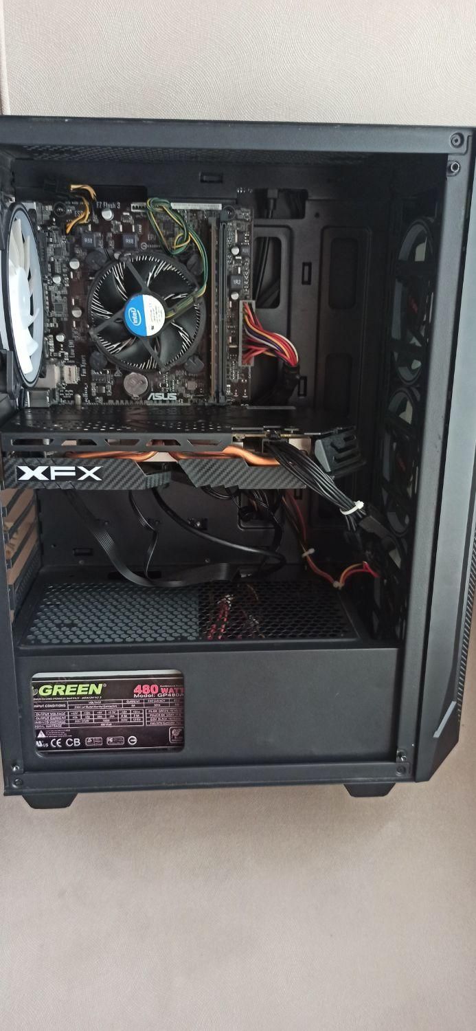 کیس گیمینگ  DDR4 با گرافیک RX580|رایانه رومیزی|قم, شهرک قدس|دیوار