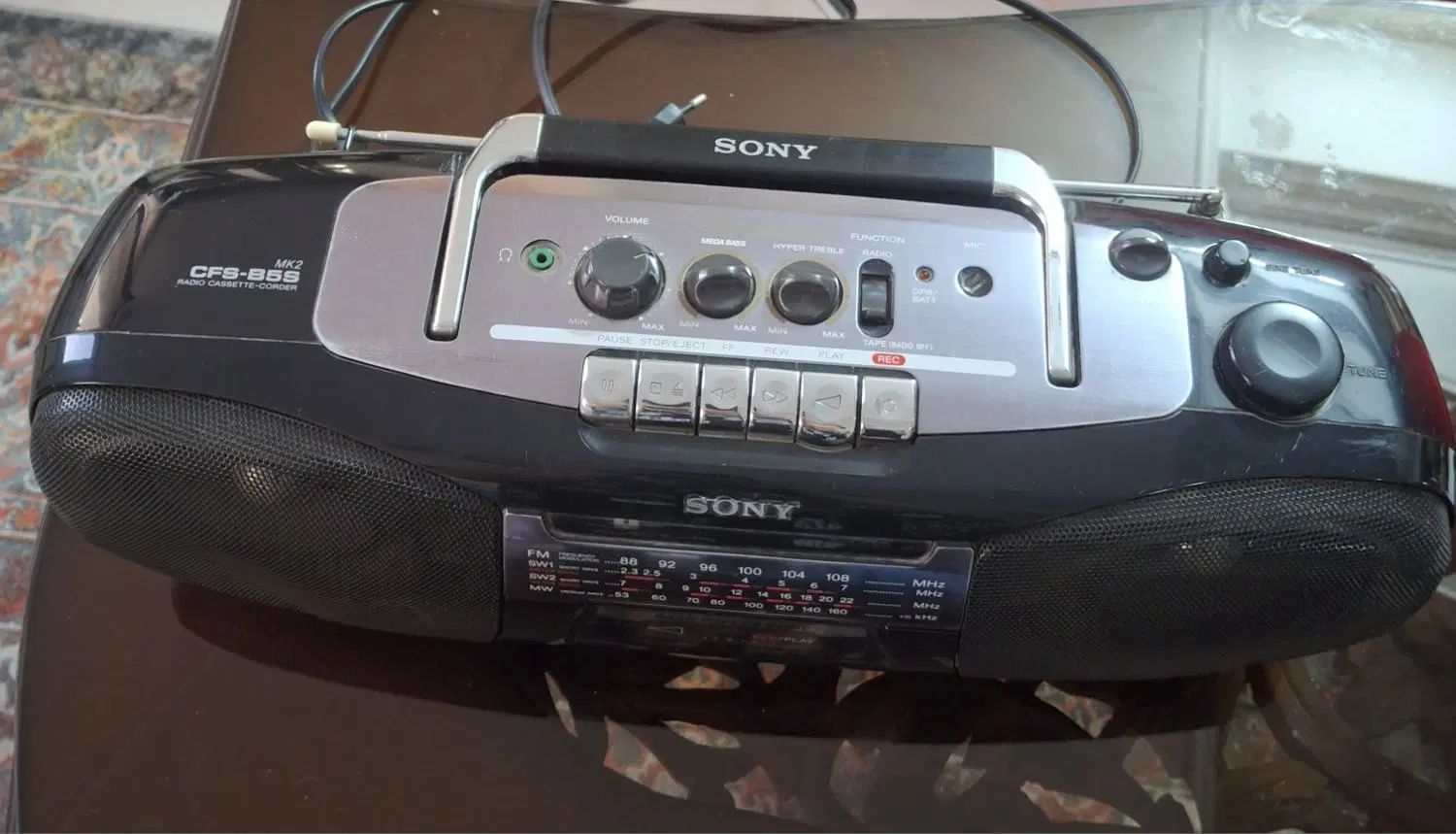 ضبط SONY اصل قدیمی|کلکسیون اشیاء عتیقه|کرج, شهرک ولیعصر|دیوار