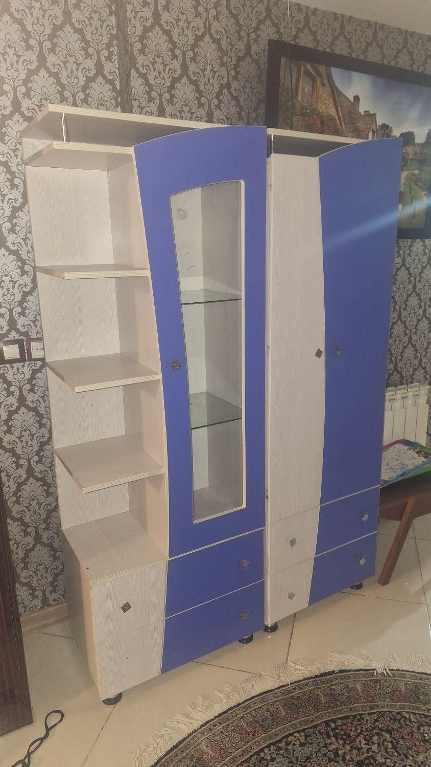 سرویس تخت و کمد کودک|تخت و سرویس خواب|کرمان, |دیوار