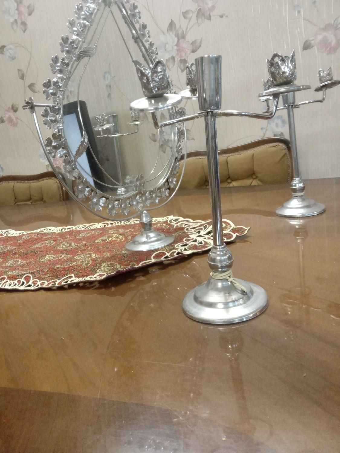 ایینه شمدان|آینه|اصفهان, عسگریه|دیوار