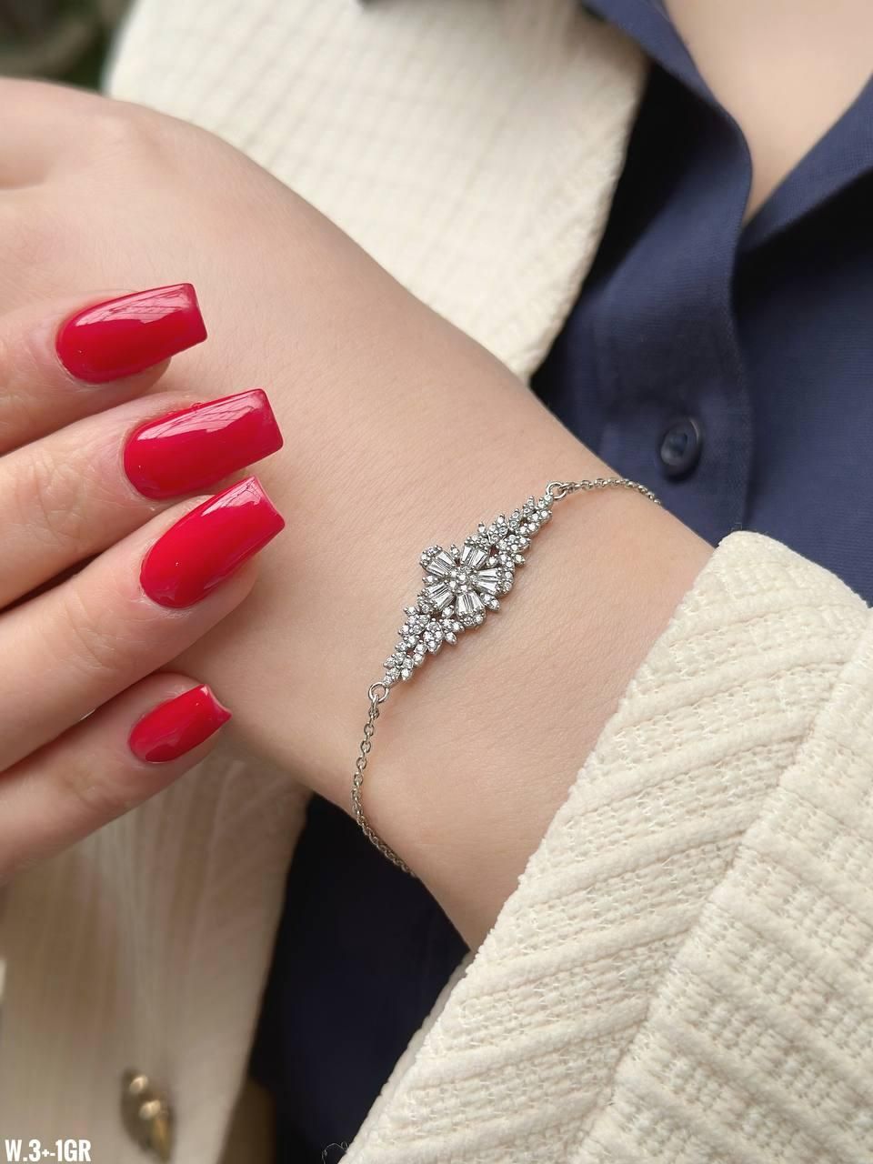 دستبند نقره تاج قلب کد love%12 فلکه دانشگاه|بدلیجات|تبریز, |دیوار