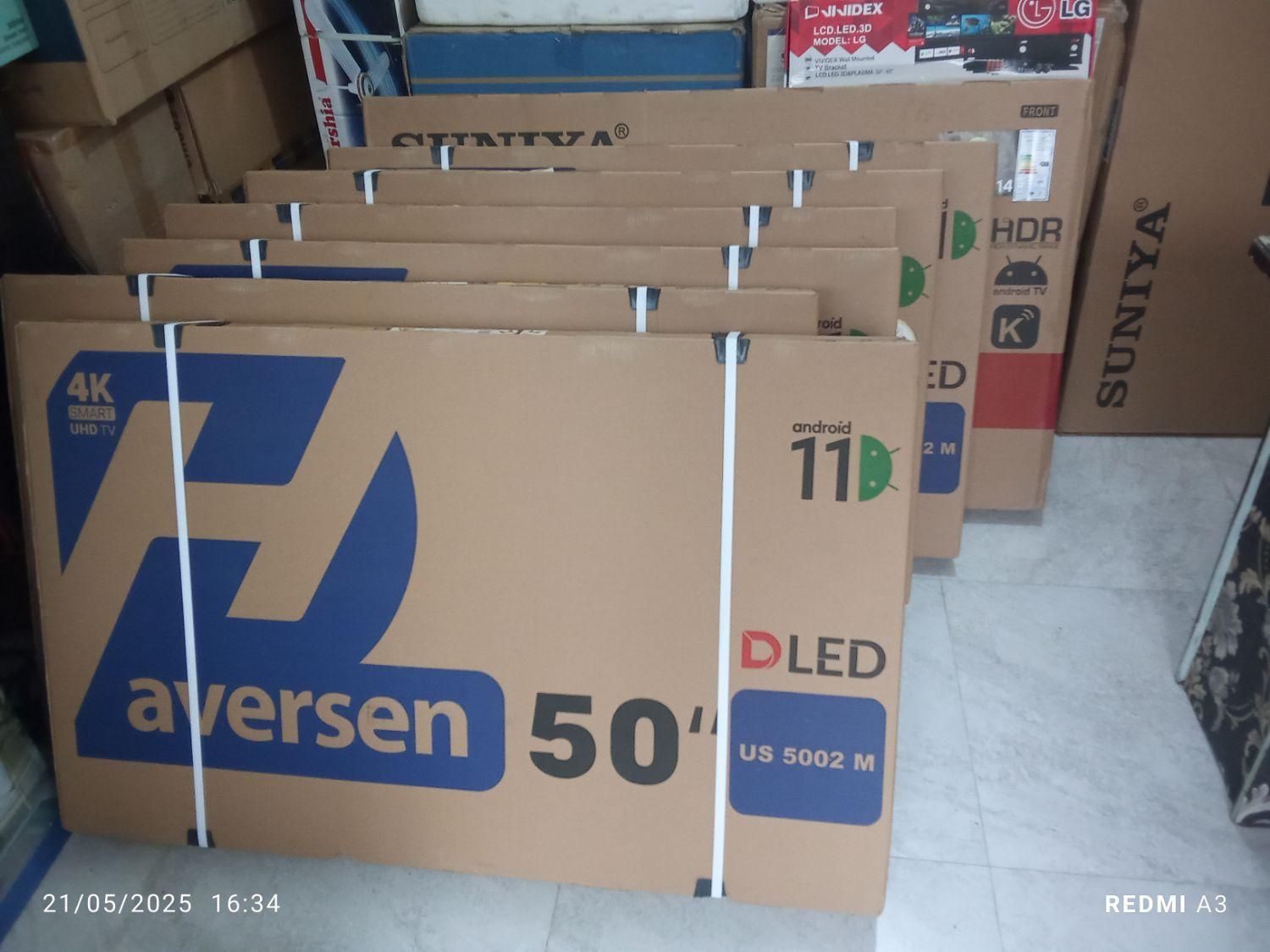 ال ای دی 50اینچ هاورسن دو سال گارانتی|تلویزیون و پروژکتور|گرگان, |دیوار