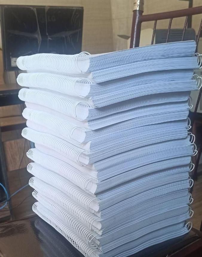 پرینت (اقتصادی) فتوکپی چاپ دو طرفه با فنر زنی|خدمات رایانهای و موبایل|خرمآباد, |دیوار