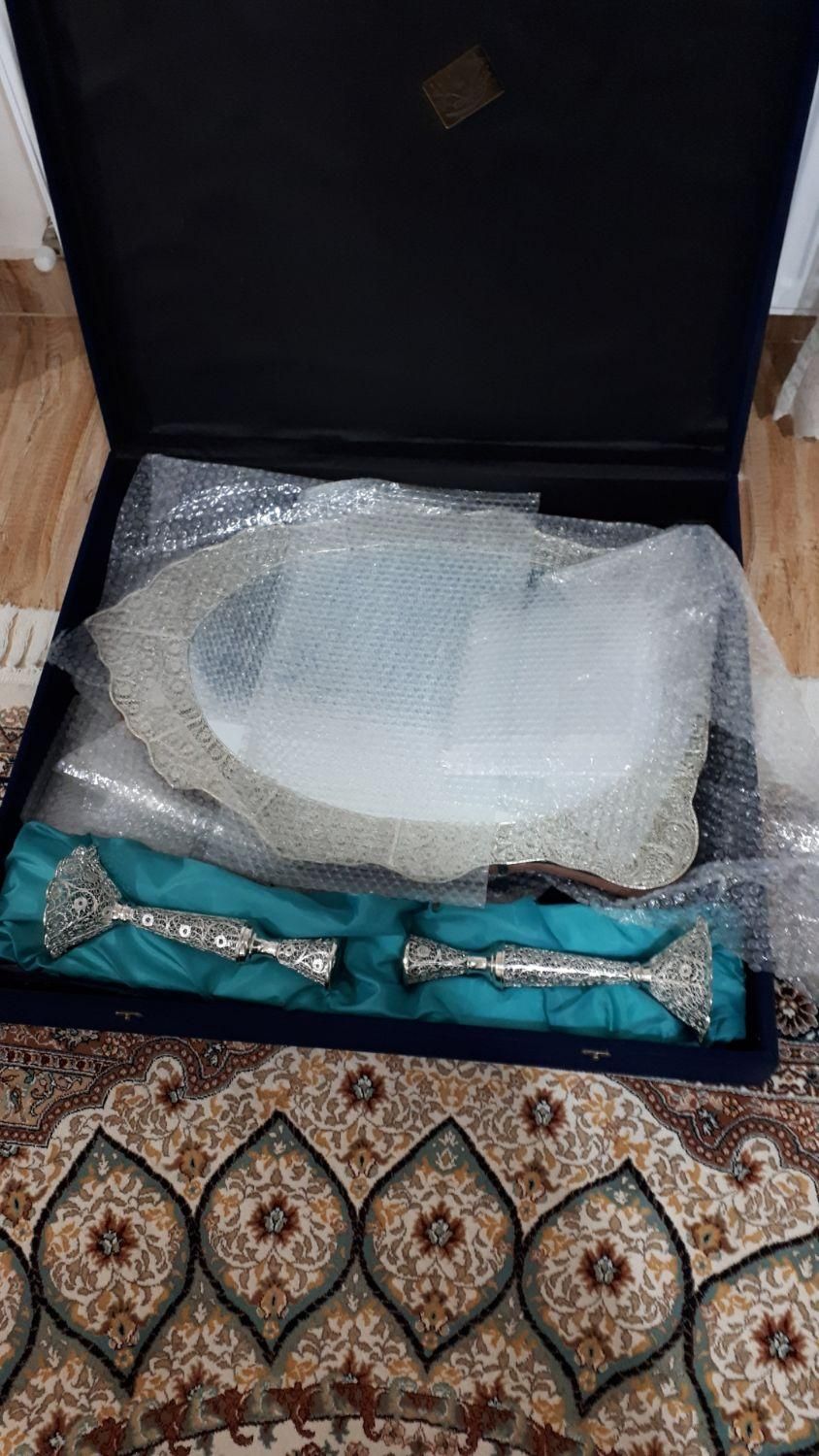 آینه وشمعدان|صنایع دستی و سایر لوازم تزئینی|الوند, |دیوار