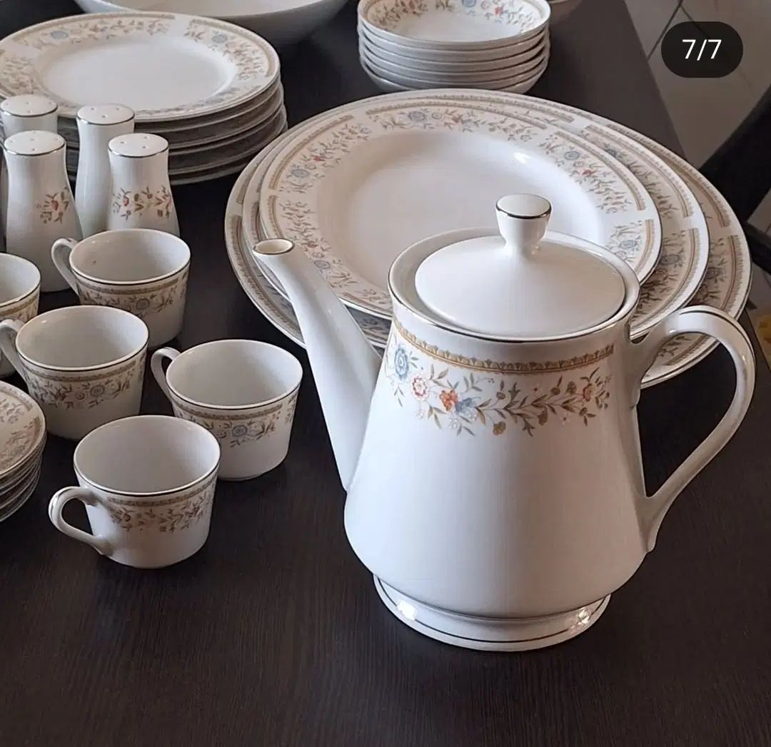 ظروف چینی ژاپن ۶ نفره ۸۰ پارچه|ظروف سرو و پذیرایی|تهران, آسمان|دیوار