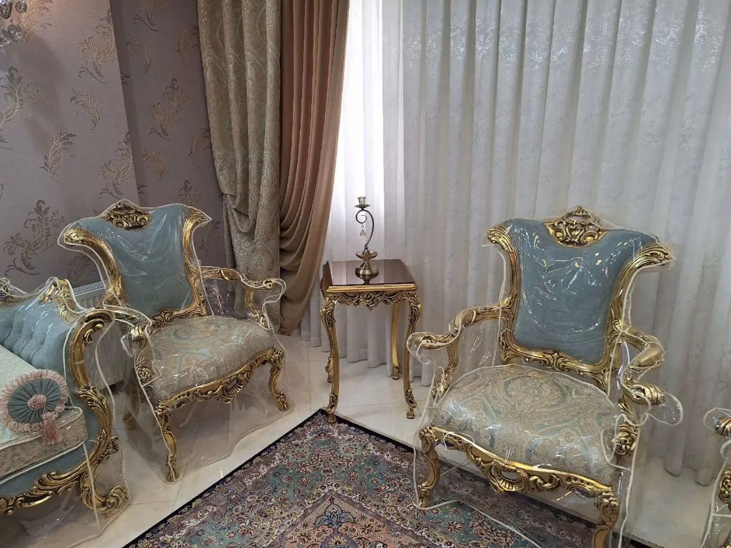مبل استیل ۹نفره همراه با لاوست|مبلمان خانگی و میز عسلی|مشهد, آبکوه|دیوار