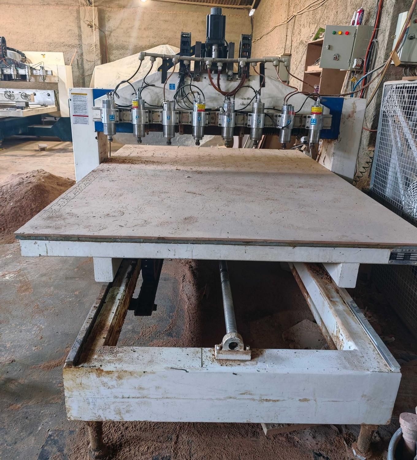 سی ان سی چوب 8 کله روتاری منبت کاری|ماشینآلات صنعتی|گرمدره, |دیوار