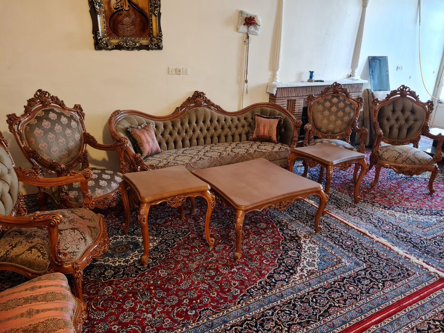 مبل استیل سلطنتی نو|مبلمان خانگی و میز عسلی|قم, باجک دو|دیوار