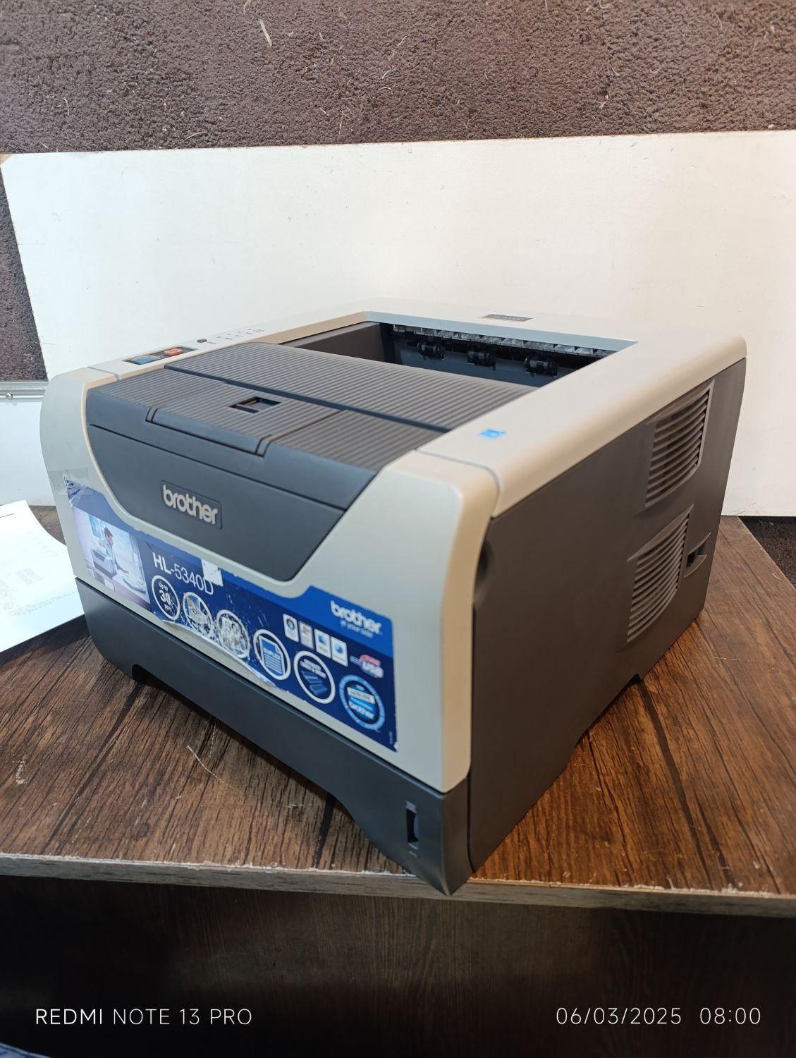 پرینتر لیزری پشت و روزن brother 5340D|پرینتر، اسکنر، کپی، فکس|تهران, بهار|دیوار