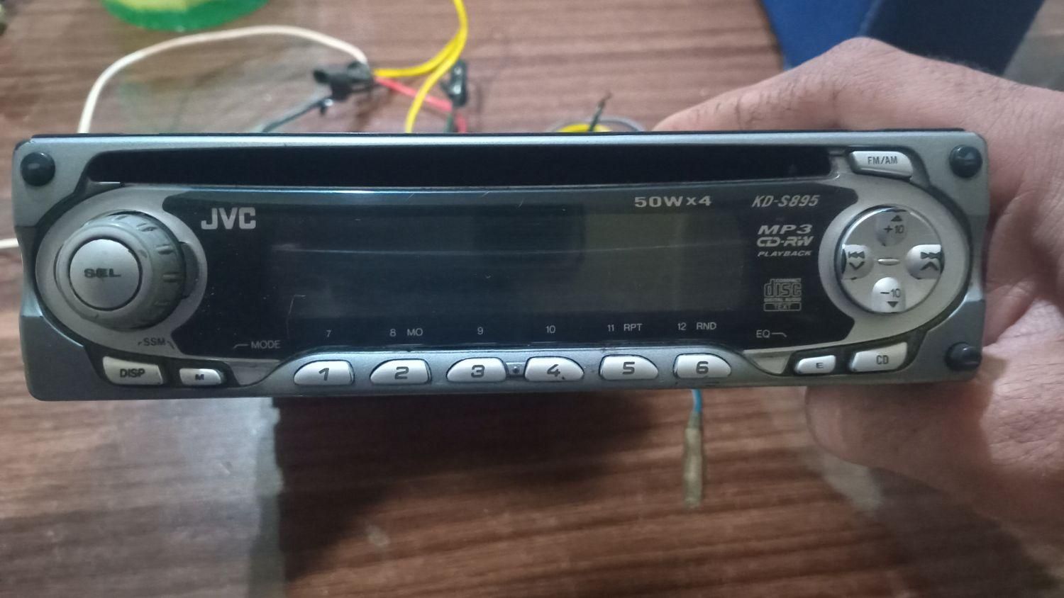 رادیو کاست و  رادیو سی دی پلییر jvc|صوتی و تصویری|اصفهان, دهنو|دیوار