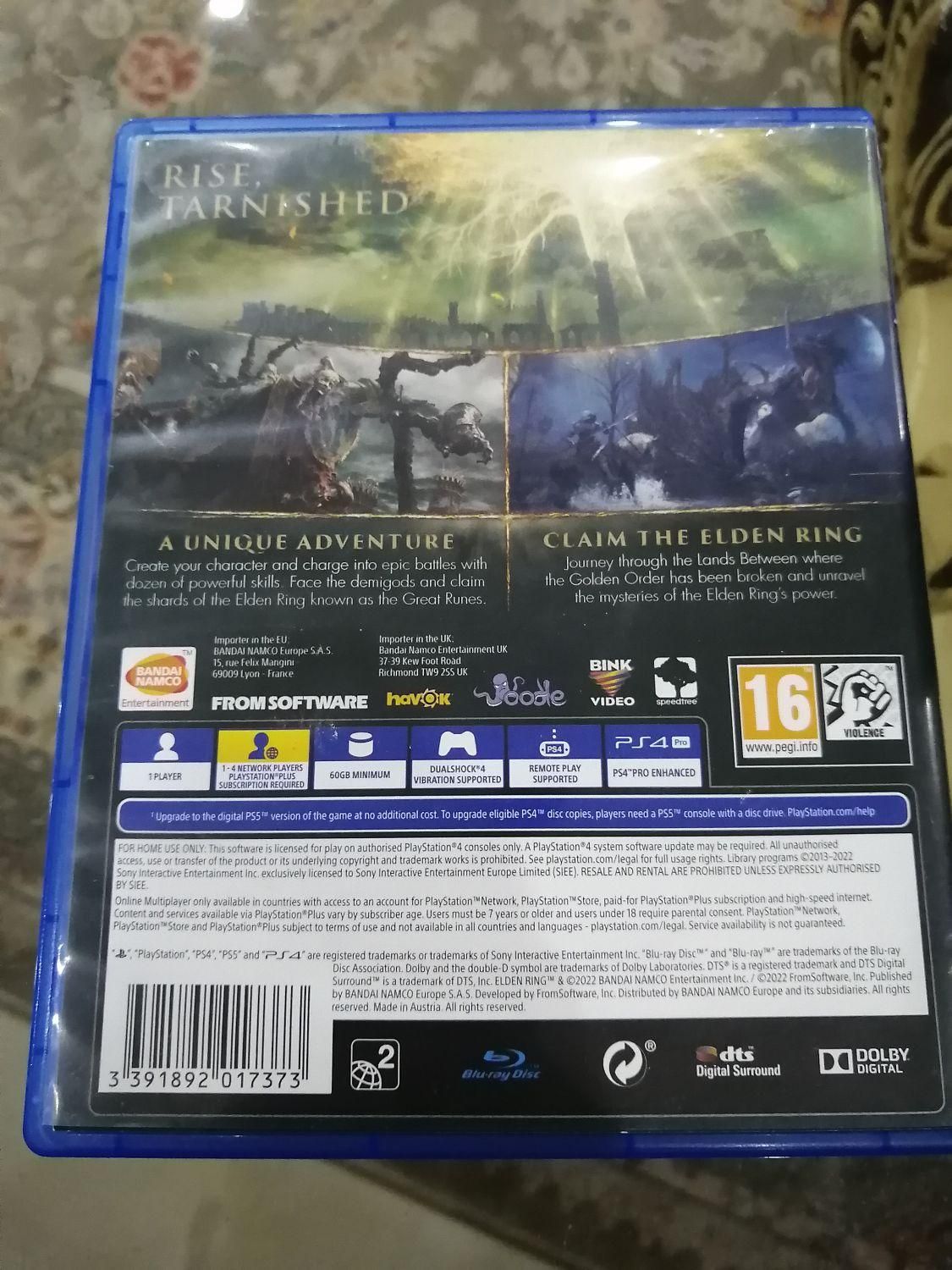 بازی الدن رینگ ps4 و ps5|کنسول، بازی ویدئویی و آنلاین|تهران, شارق|دیوار