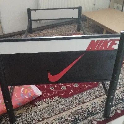 تخت یکنفره اسپرت طرح نایک پسرانه مشگی قرمز|تخت و سرویس خواب|شهرکرد, |دیوار