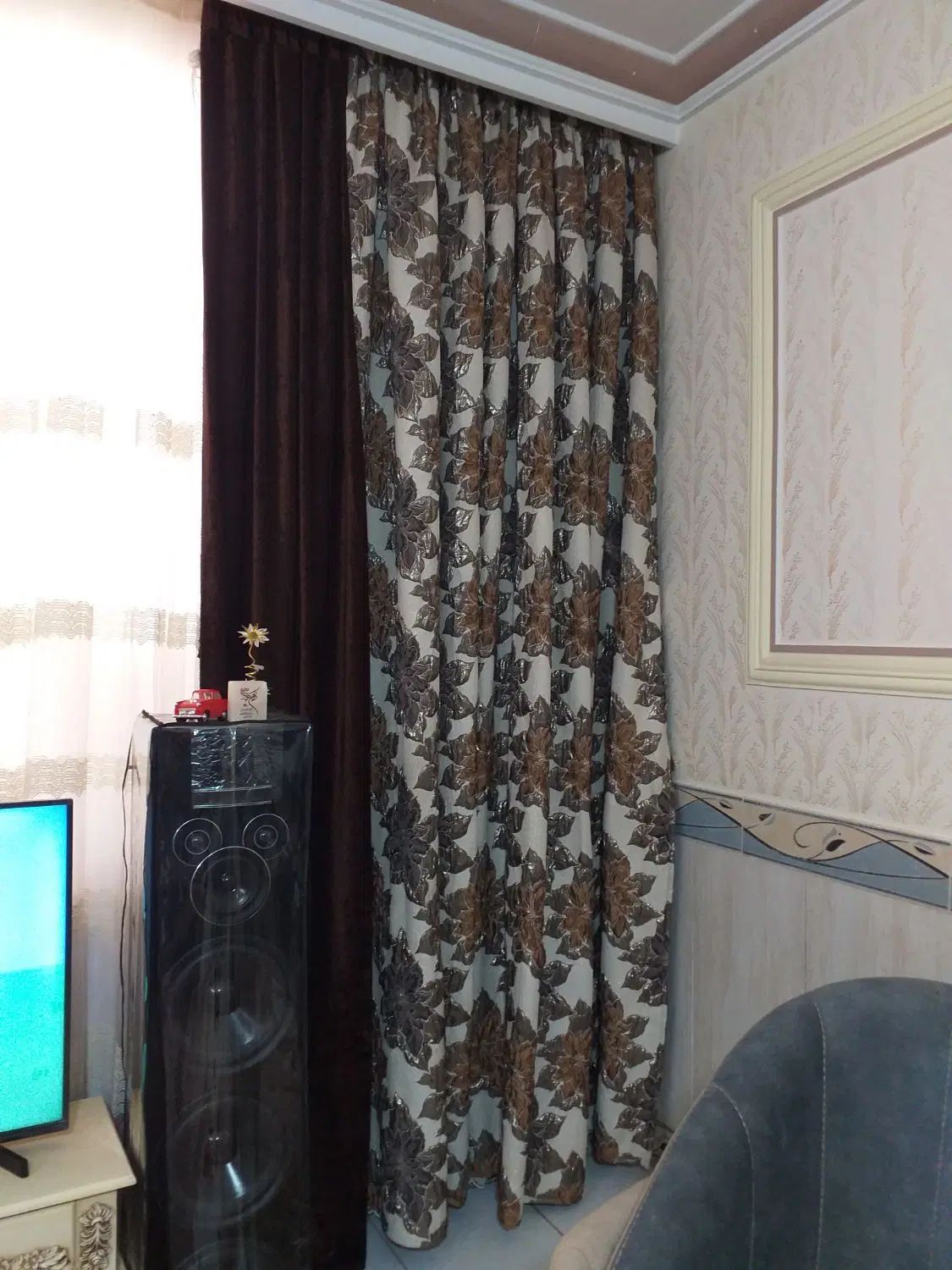 دستک پرده جنس خوب|پرده، رانر، رومیزی|مشهد, طرق|دیوار