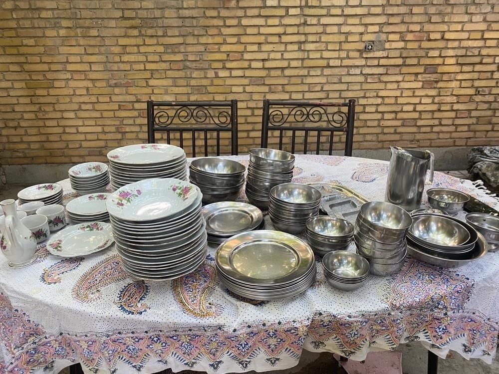 ظروف استیل و چینی|ظروف سرو و پذیرایی|شهرکرد, |دیوار