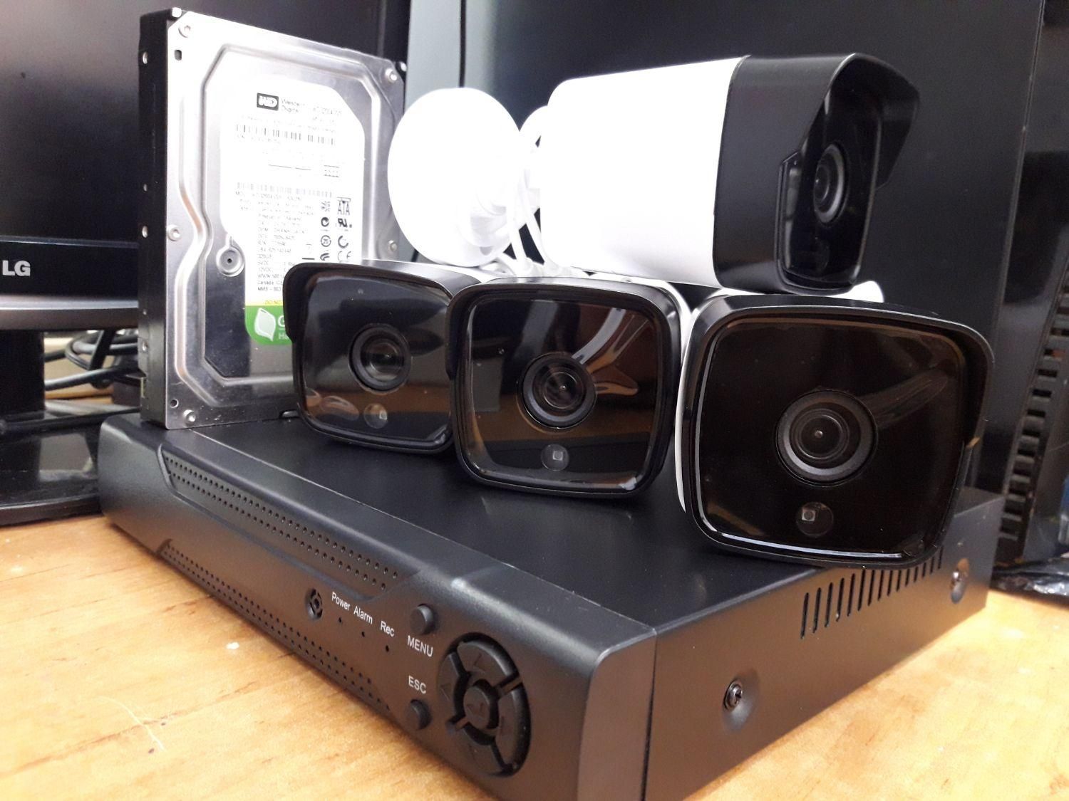 پکیج ۴عددی دوربین مداربسته فول اچ دی گارانتی کتبی|دوربین مداربسته|بیرجند, |دیوار