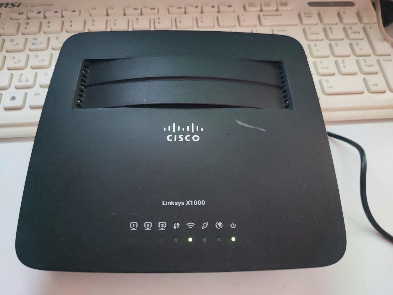 مودم روتر Linksys X1000 (ADSL2+) - وای‌فای N300|مودم و تجهیزات شبکه|تهران, شارق|دیوار
