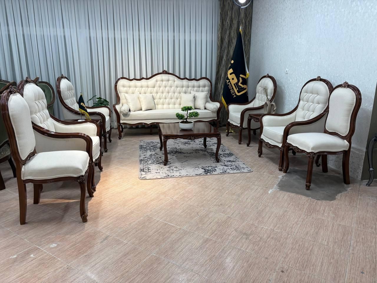 مبل مدل راتین مبلمان لمینه تعویض با مبل کهنه|مبلمان خانگی و میز عسلی|مشهد, سرافرازان|دیوار