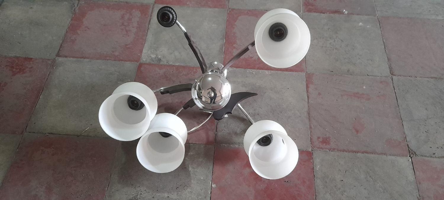 لوستر پنج شاخه|لوستر و چراغ آویز|تبریز, |دیوار