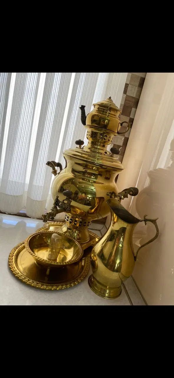سماور برنجی|سماور، چای‌ساز، قهوه‌ساز|تهران, عباس‌آباد|دیوار
