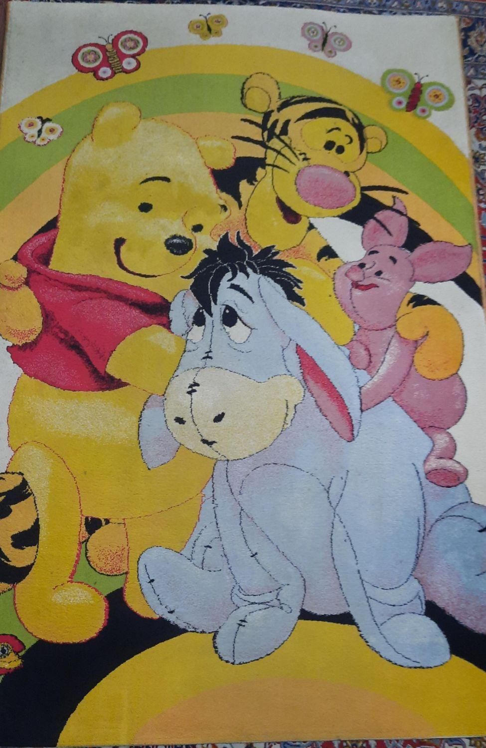 فرش اتاق کودک و پرده اتاق|فرش|فومن, |دیوار