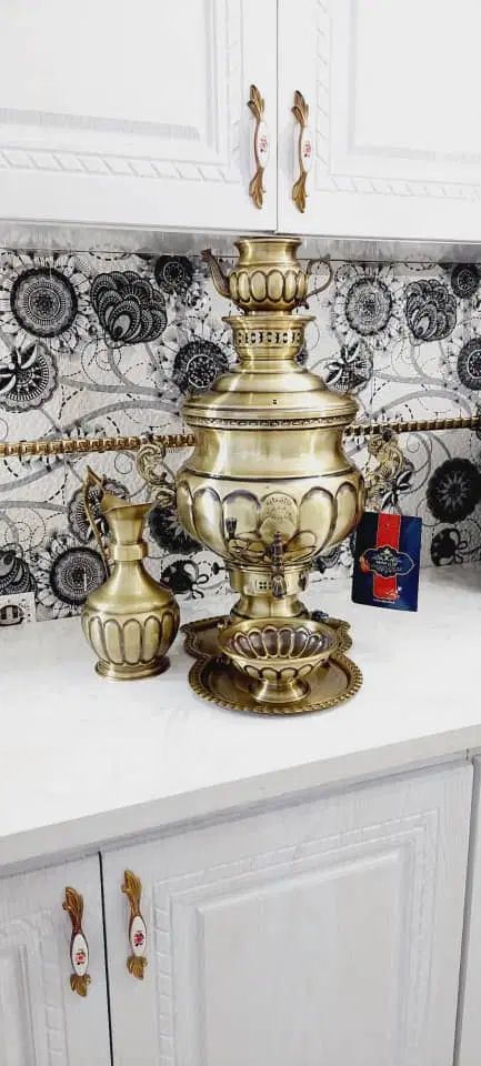 سماور گازی/سماور۱۵لیتری/سماورتمام برنجی اوژن مشهد|سماور، چای‌ساز، قهوه‌ساز|مشهد, همت آباد|دیوار