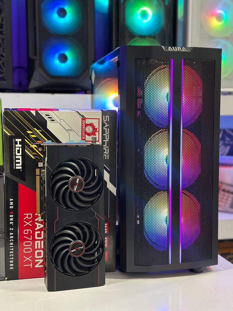 کیس گیمینگ RX6700XT 12GB پردازندهi512400F آکبند|رایانه رومیزی|مشهد, فلسطین|دیوار