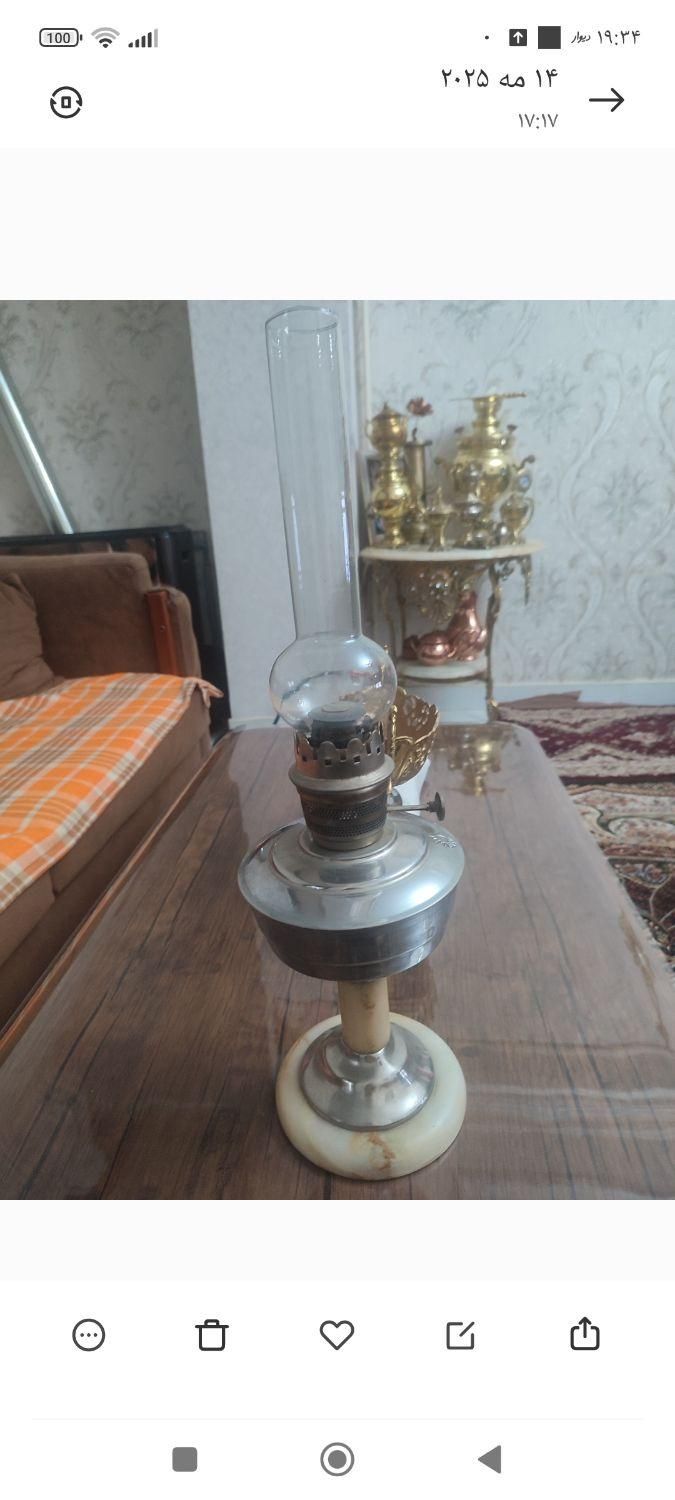 چراغ نفتی قدیمی|لامپ و چراغ|تبریز, |دیوار
