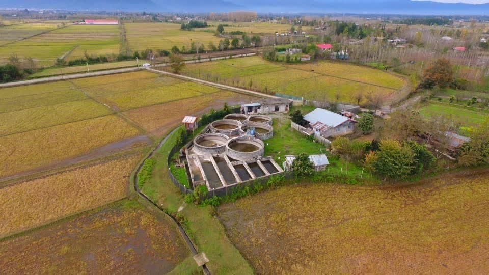 استخر بتنی پرورش ماهی قزلآلا|فروش دفتر صنعتی، کشاورزی، تجاری|طاهرگوراب, |دیوار