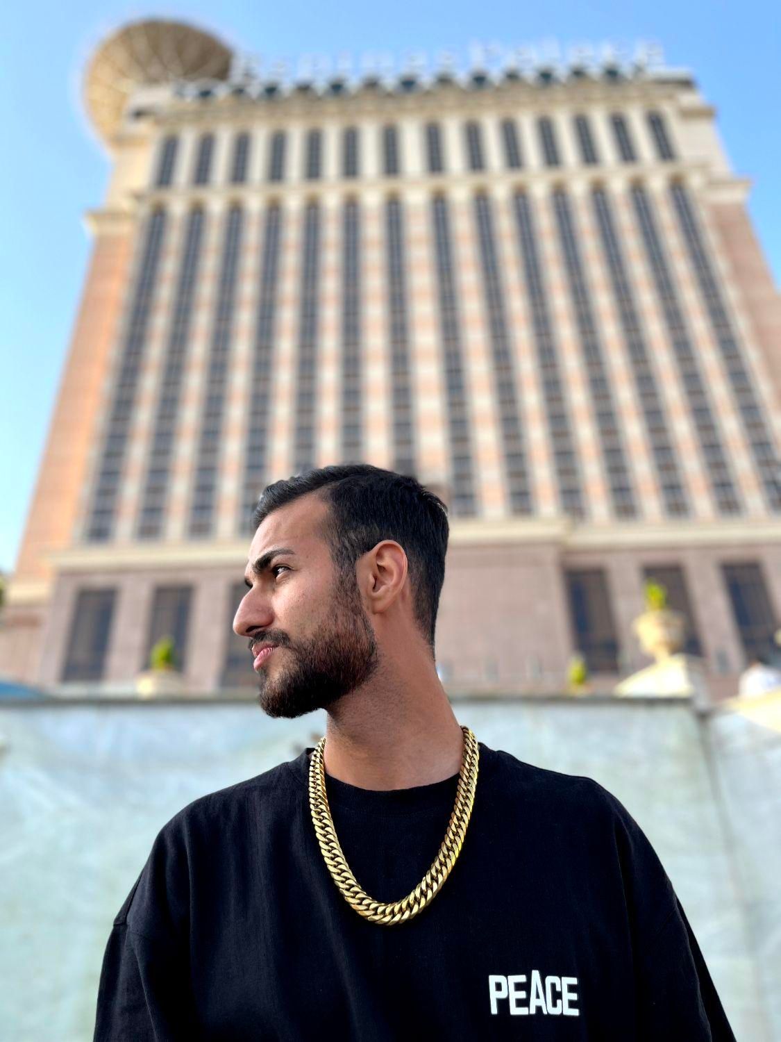 گردنبند کارتیر استیل طلایی یونیسکس|بدلیجات|تهران, نبی اکرم|دیوار