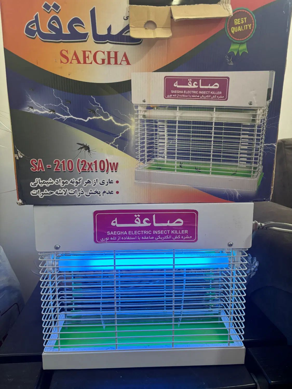 حشره کش برقی مارک صاعقه درحد سه بار استفاده شده|سایر لوازم برقی|تهران, گرگان|دیوار